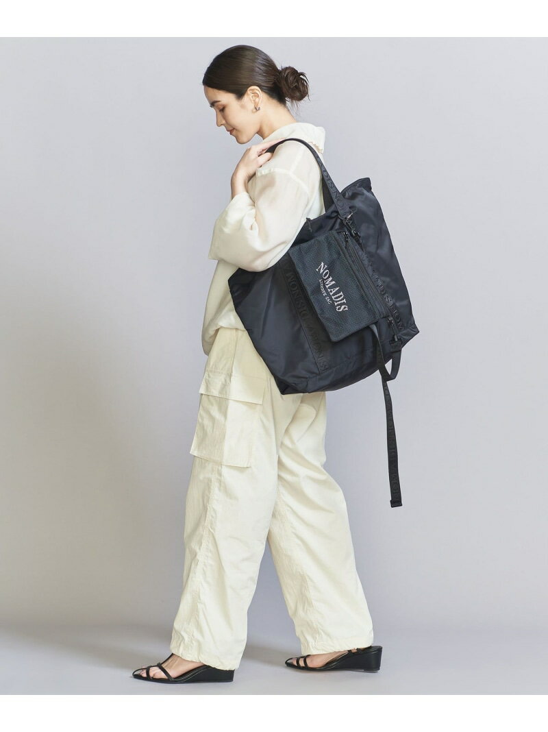 ＜NOMADIS＞Voyage SAC トートバッグ -2WAY- BEAUTY YOUTH UNITED ARROWS ビューティー＆ユース ユナイテッドアローズ バッグ トートバッグ ブラック ベージュ【送料無料】 Rakuten Fashion