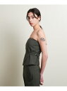 <ATTISESSION>ビスチェ ATTISESSION ビューティー&ユース ユナイテッドアローズ トップス その他のトップス ブラック グリーン【送料無料...