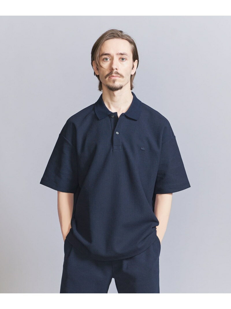 ＜LACOSTE for BEAUTY&YOUTH＞ 1トーン ポロシャツ BEAUTY&YOUTH UNITED ARROWS ビューティー＆ユース　ユナイテッドアローズ トップス カットソー・Tシャツ ネイビー ホワイト グレー ブルー【送料無料】[Rakuten Fashion]のサムネイル