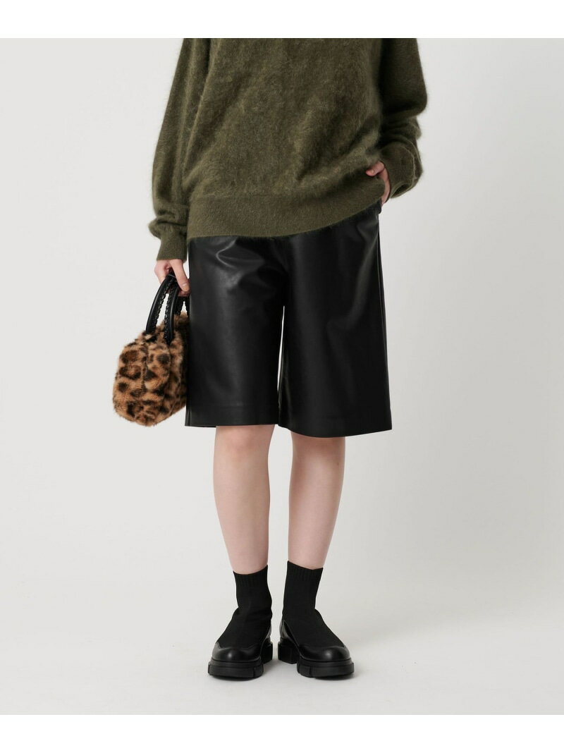 【SALE/10%OFF】レザーライク ハーフパンツ BEAUTY&YOUTH UNITED ARROWS ビューティー&ユース ユナイテッドアローズ パンツ ...