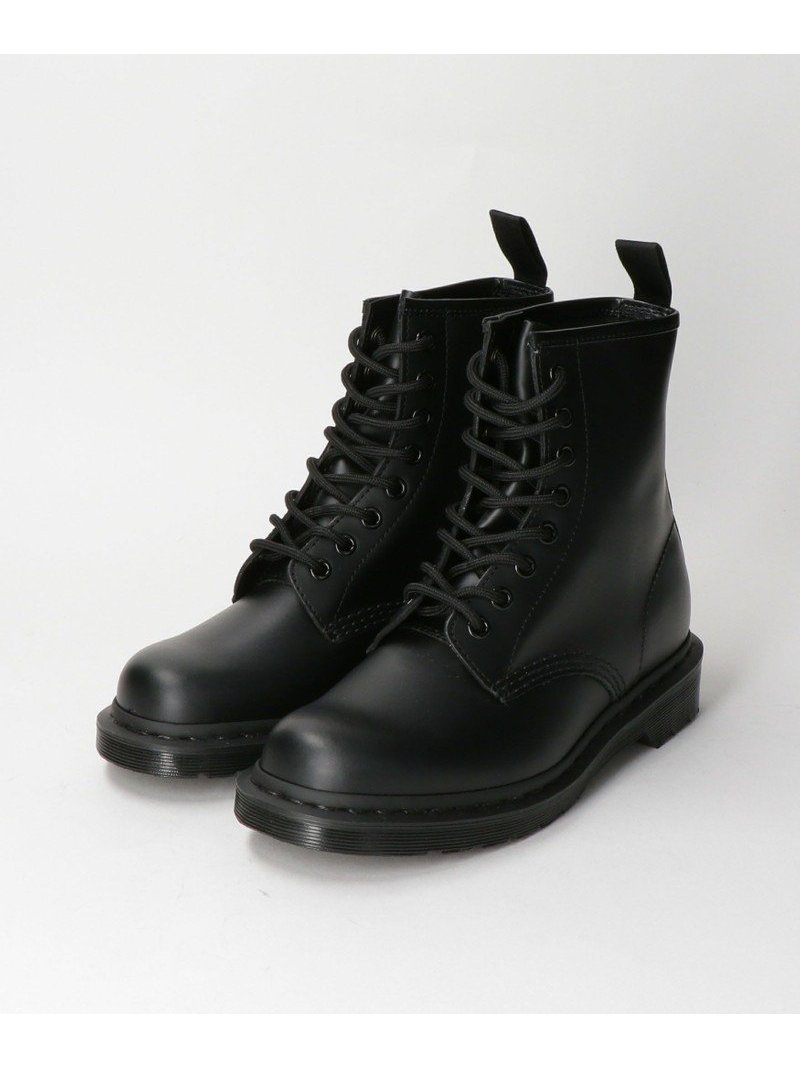 ＜Dr.Martens(ドクターマーチン)＞MONO 8ホール レザーブーツ BEAUTY & YOUTH UNITED ARROWS ビューティ＆ユース ユナイテッドアローズ シューズ ロングブーツ ブラック【送料無料】[Rakuten Fashion]