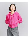 コットン ショートフロントジップパーカ BEAUTY&YOUTH UNITED ARROWS ビューティー&ユース ユナイテッドアローズ トップス カーディガン...