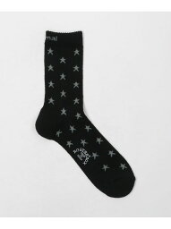 ＜ROSTER SOX＞ STAR SOCKS/ソックス BEAUTY&YOUTH UNITED ARROWS ビューティー＆ユース　ユナイテッドアローズ 靴下・レッグウェア 靴下 ブラック ホワイト[Rakuten Fashion]