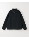 ＜Steven Alan＞ BEPPETEX ジップ ショート ワーク ブルゾン Steven Alan ビューティー＆ユース　ユナイテッドアローズ ジャケット・アウター カバーオール・ワークジャケット ブラック ホワイト【送料無料】[Rakuten Fashion]