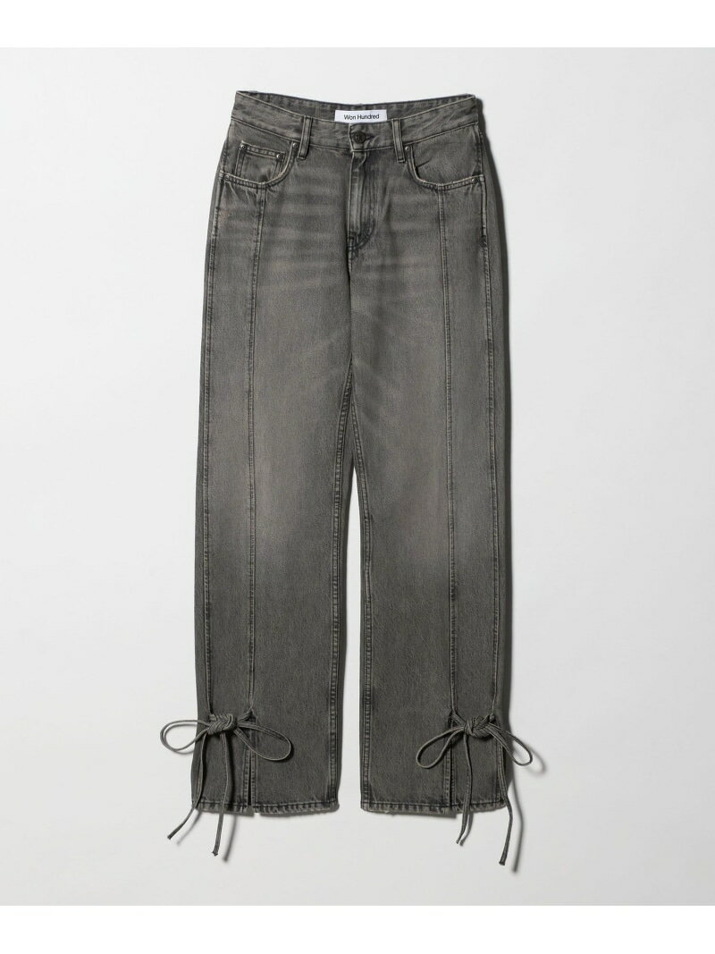 ＜Won Hundred＞BELLA ストリング パンツ BEAUTY&YOUTH UNITED ARROWS ビューティー＆ユース　ユナイテッドアローズ パンツ その他のパンツ グレー【送料無料】[Rakuten Fashion]