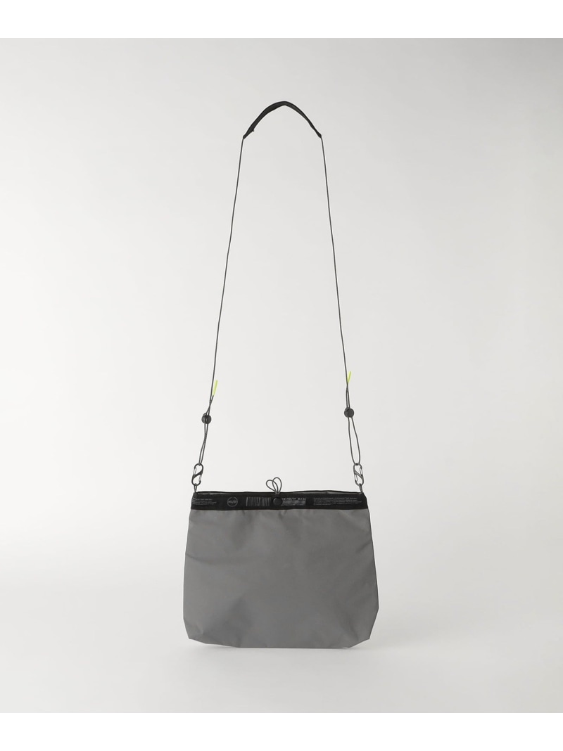 【別注】 ＜WEEKEND(ER)＞ リフレクター サコッシュ BEAUTY&YOUTH UNITED ARROWS ビューティー＆ユース　ユナイテッドアローズ バッグ ショルダーバッグ グレー ブラック【送料無料】[Rakuten Fashion]のサムネイル