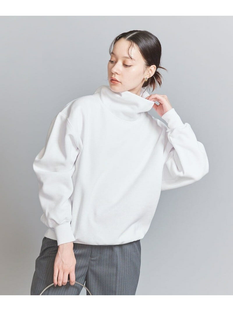 ＜DAIWA PIER39＞W's TECH スウェット オフタートル BEAUTY&YOUTH UNITED ARROWS ビューティー＆ユース　ユナイテッドアローズ トップス スウェット・トレーナー ホワイト【送料無料】[Rakuten Fashion]のサムネイル