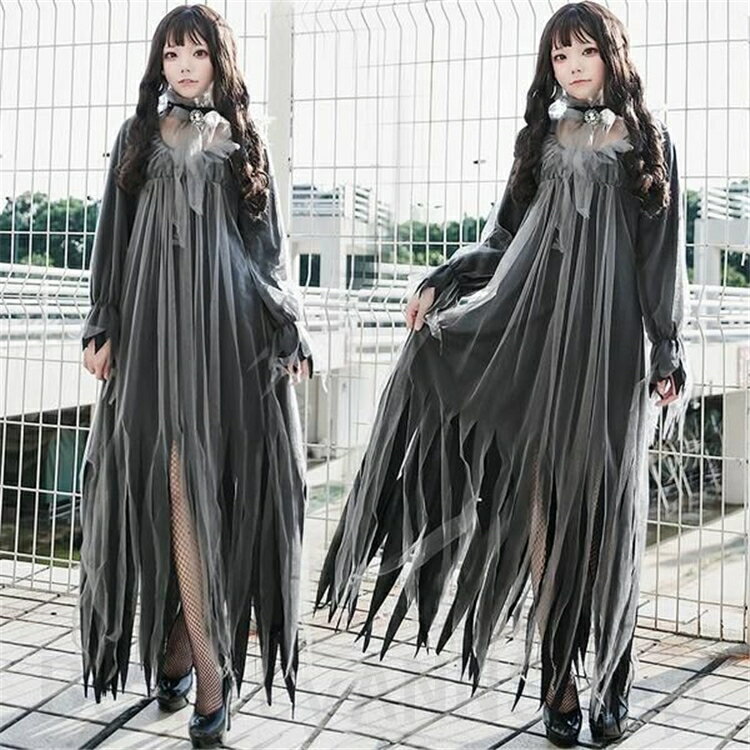 ハロウィン衣装 吸血鬼 幽霊 魔女 悪魔 鬼 ハロウィン ヴァンパイア ゾンビ 花嫁 レディース 幽霊の花嫁 魔女 コスプレ 仮装 おばけハロウィン 衣装 ゾン...