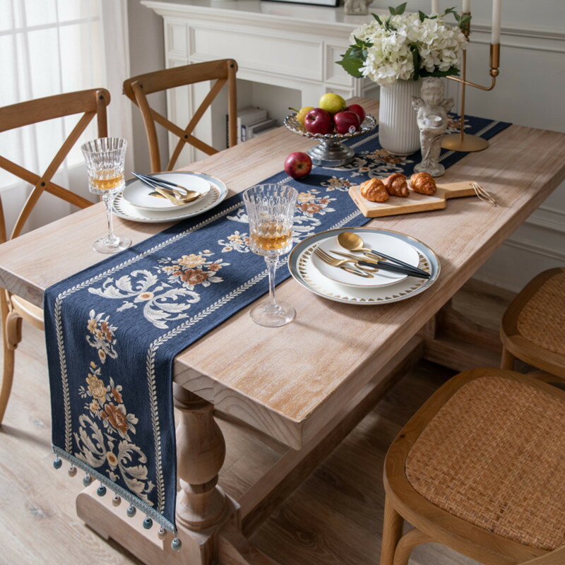 テーブルランナー 食卓ランナー クロス テーブルセンター テーブル ランナー センタークロス モダン 和風柄 ランチョン マット タッセル 花瓶敷き 家庭用 業...