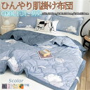 肌掛け布団 ブランケット シングル 冷感 肌掛けふとん 肌布団 肌ふとん 春夏はだがけ 夏掛け 肌がけ 夏布 ライトブルー
