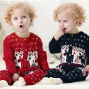 クリスマスシリーズ ベビー ロンパース 新生児 ニット 着ぐるみ ベビーセーター クリスマス 赤ちゃん ニット オーバーオール 鹿 トナカイ前開き 子供服 秋冬...