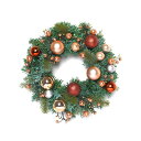 クリスマスリース 直径40cm 2色 壁飾り オーナメント クリスマス置物 クリスマス飾り Christmas 玄関リース クリスマス雑貨 デコ 窓 かざり プ...