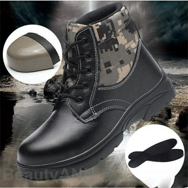 THOM WILLS 安全靴ハイカットあんぜん靴作業靴メンズレディース防寒防水黒通気滑り止め耐油裏起毛タイプ