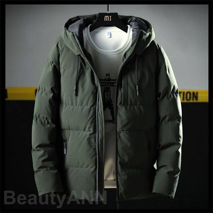 ダウンジャケット メンズ ジャンバー ダウンコート 中綿 ストレッチ 冬 アウター フード付き 防寒防風 スリム 綿