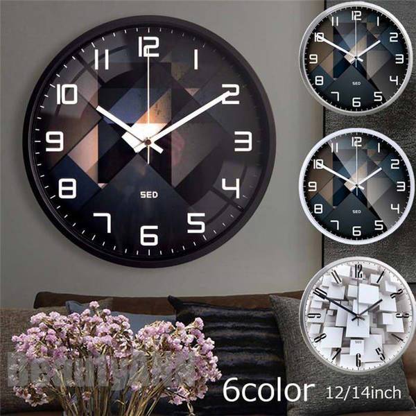 新生活 「14inch」 壁掛け時計 掛け時計 おしゃれ ウォールクロック クロック 壁掛け時計 インテリア 時計 壁掛け モダン 北欧 新築祝い 電池 静音 ...