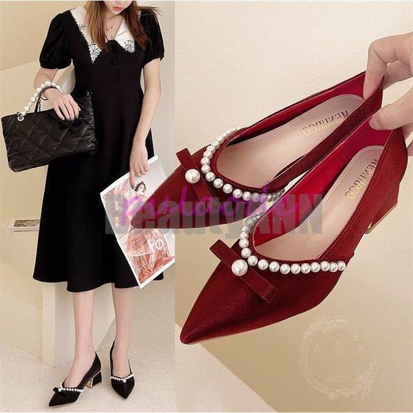 新生活 レディース パンプス ローヒール ウェディング ローファー フラットシューズ 大きいサイズ 通勤 結婚式 パーティー 二次会 通勤 お呼ばれ 靴 プレゼ...