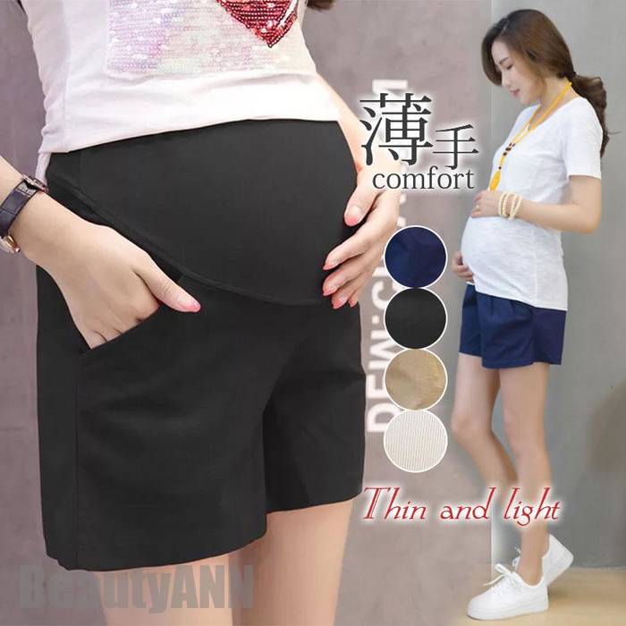 新生活 マタニティ ショートパンツ 夏 薄手 涼しい ウエスト調節可 パジャマ 部屋着 楽ちん ズボン 短パン 妊婦服 産前 産後 美脚 プレゼント ギフト