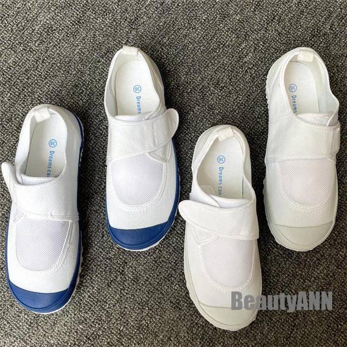 THOM WILLS 新生活 ズック靴 キッズ 子供靴 スニーカー パンプス シューズ リラックス 高校生 学生靴 女子 男子 男女兼用 運動靴 スリッポン 白...