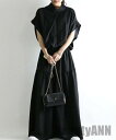 ワンピース レディース 袖あり きれいめ 長袖 半袖 黒ワンピース プリーツ スカート ウエストベルト ロング丈 おしゃれ ドレス ニット カジュアル ナチュラ...