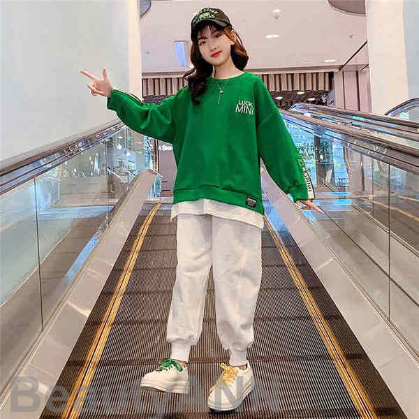 新生活 子供服 セットアップ 女の子 2点セット 長袖 キッズ服 キッズファション 春夏着 上下セット パンツ パーカー 可愛い おしゃれ 小学生 通学着 可愛...