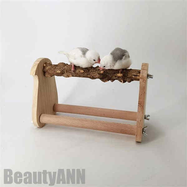 新生活 スタンド 鳥用パーチ 天然木 テーブル置き 鳥用品 オウム インコ ペット 鳥 ケージスタンド 噛む 爪とぎ おもちゃ 自然木 鳥ケージ止まり木 木製ス...