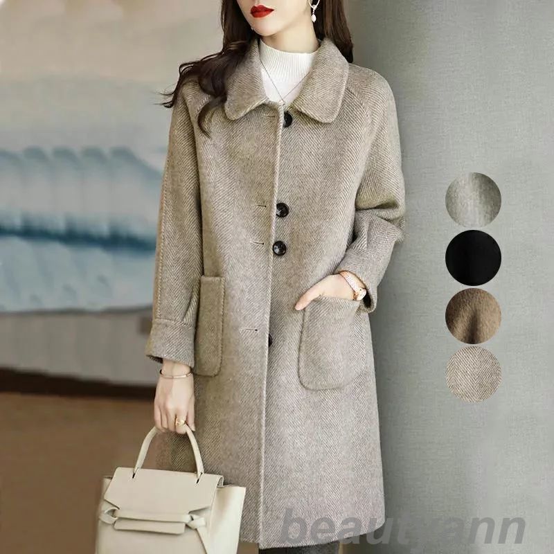 レディース アウター コクーンコート 春 秋 冬 おしゃれ 流行 可愛い きれいめ カジュアル 着回し 大きめ 体型カバー ミドル丈 ミディアム丈 無地 防寒 ...