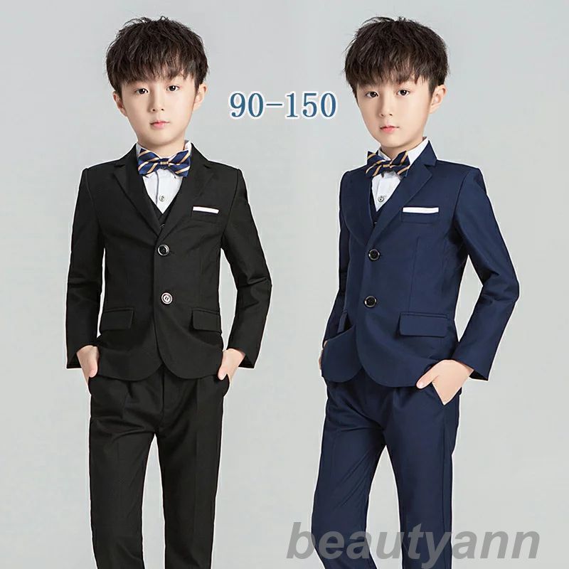 小学校 卒業式 スーツ 男子 フォーマル 男の子 子供 スーツ 子供服 卒業式 七五三 結婚式 入学式 発表会 男の子用スーツ 3/4/5点セットスーツ+ズボン...