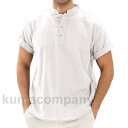 tシャツ 半袖 トップス メンズ シャツ 綿麻風 無地 薄い 涼しい おしゃれ ゆったり カジュアル 夏服