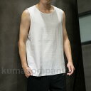 ノースリーブ メンズ トップス クルーネック 薄手 袖なし Tシャツ スポーツ シャツ シンプル カジュアル 肌着 無地 涼しい おしゃれ 夏物