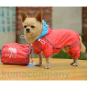犬 レインコート 小型犬 中型犬 フルカバータイプ ポーチ付き レインウェア カッパ 防水 撥水犬用 雨 梅雨 雨具 散歩 犬 服