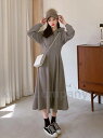 パーカーワンピース ワンピース 長袖 ロング Aライン レディース ロングワンピース フード ロングパーカー シンプル カジュアル 大きいサイズ 3L ゆったり...