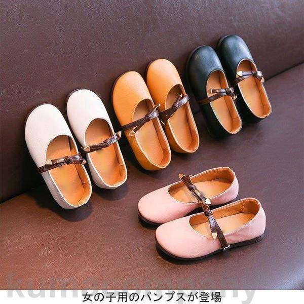 THOM WILLS THOM WILLS キッズファッション パンプス 女児 ジュニア PU シューズ 子供用 靴 丸トゥ 夏物 春秋物 ぺったんこ 女の子 ...