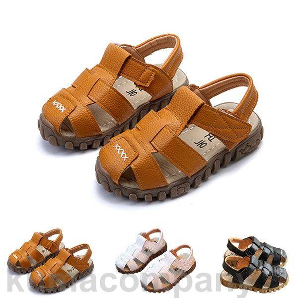 THOM WILLS THOM WILLS サンダル ぺたんこ 男の子 子供靴 キッズシューズ ジュニア アンクル ストラップ 歩きやすい オシャレサンダル P...