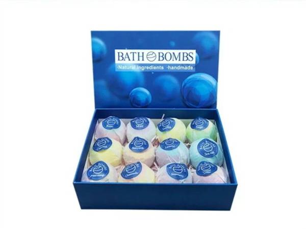 バスボム 12セット オーガニック 入浴剤 炭酸 バスボール 天然素材 お風呂用 子供 女性 誕生日 クリスマス プレゼント ギフトBOX付