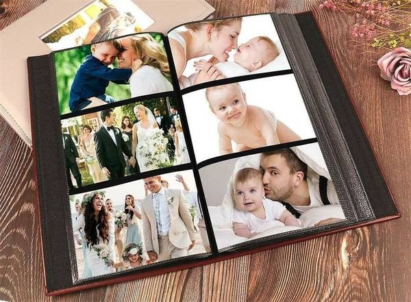 写真 アルバム 写真ポケット・3階 L判 300枚可 アルバム 黒いページ バレンタインデー、母の日 家族 友人 フォトアルバム 贈り物 お祝い 卒業式、風景、...