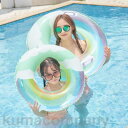 虹 曇 キッズ 子供 赤ちゃん ベビー 浮き輪 海水浴 可愛い 取っ手付き アウトドア ビーチ 水遊び 夏休み 海 シーサイド プール