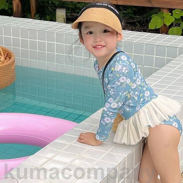 スクール水着 子供水着 90~140cm バレエタイプ キャップ付き ワンピース水着 ジュニア ラッシュガード 女の子 ガールズ 子供 キッズ 子ども用 みずぎ...