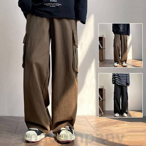 カーゴパンツ メンズ ボトムス ズボン ミリタリー ロング ゆったり 作業服 カジュアル おしゃれ ワークパンツ アウトドア ワイト