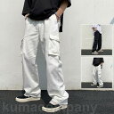 カーゴパンツ メンズ ボトムス ズボン ミリタリー ロング ゆったり 作業服 カジュアル おしゃれ ワークパンツ アウトドア ワイト