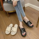 THOM WILLS サンダル レディース PUサンダル 厚底 スリッパ レトロ PUスリッパ PUシューズ 厚底サンダル サマーシューズ 安定感 カジュアルシ...