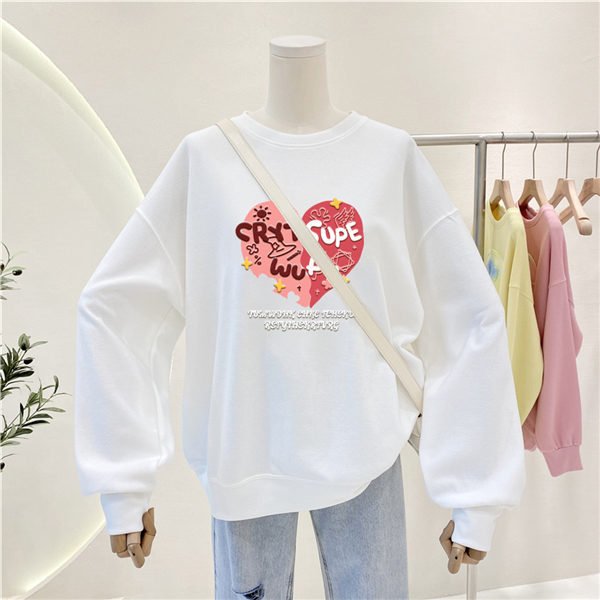 トレーナー レディース 女性トレーナー 春秋トレーナー ビッグシルエット ルームウェア スポーツウェア 可愛い ゆったり 着痩せ 春秋 薄手 バレンタイン プレ...