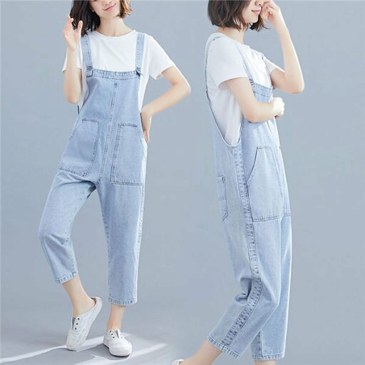 サロペットデニムパンツ レディース オーバーオール クロップドパンツ サルエルパンツ きれいめ 体型カバー ゆったり 春夏 バレンタイン プレゼント サロペットデニムパンツ レディース オーバーオール クロップドパンツ サルエルパンツ きれいめ 体型カバー ゆったり 春夏 バレンタイン プレゼント