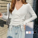 Vネックニット レディース 韓国風 長袖 バレンタイン プレゼント