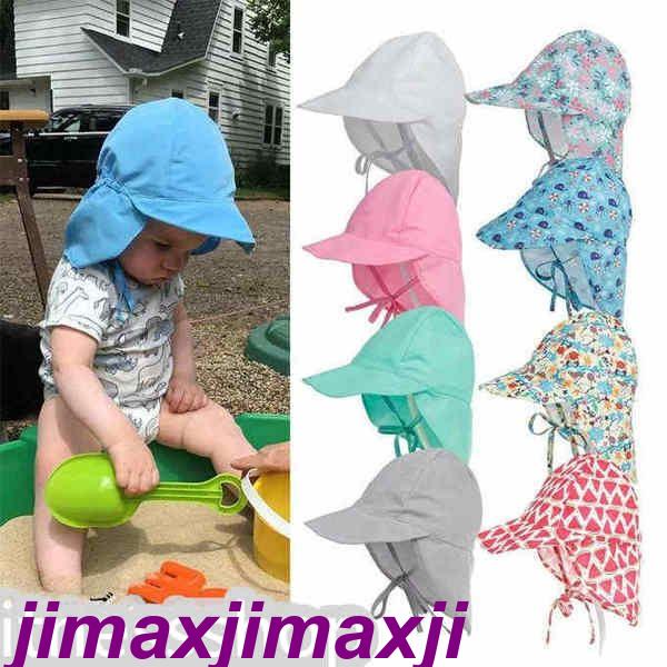 新生活 つば広帽子 サファリハット キッズ用 子供用 子ども用 UVカット フェイスカバー付 取外し可 紫外線対策 サンバイザー 日焼け止め アウトドア 通気性...