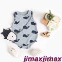 新生活 ベビー服 男の子 ロンパース カバーオール キッズ服 2色選択 子供服 キッズ 動物 ノースリーブ 新生児 赤ちゃん 幼児 ベビー コットン ベビーウエ...