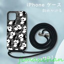 新生活 スマホケース iPhone 可愛いい パンダ 手提げスマホケース パンダ柄 スマートフォン ショルダーケース クロスボディスマホケース 手提げケース