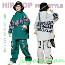 新生活 キッズ ダンス 衣装 セットアップ 長袖パーカー カーゴパンツ かっこいい ダンスセット ユニセックス パンツセット 男の子 女の子 ヒップホップ