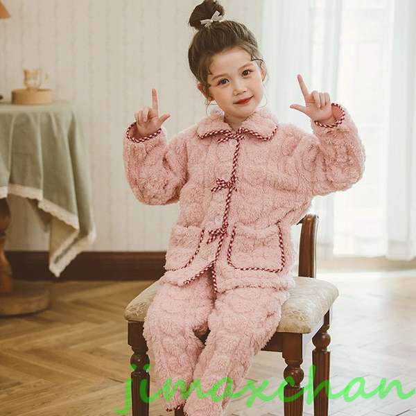 楽天BeautyANNShop新生活 着ぐるみ パジャマ 子供 上下セット キッズ ルームウェア もこもこ パジャマ 可愛い 秋 冬 ふわふわ ルームウェア 韓国かい お祭り 部屋着 可愛い 長袖