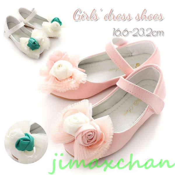 新生活 ピアノ発表会 靴 女の子 ジュニア レースリボン キッズ フォーマルシューズ レーディス 大きいリボン レース花 子供 フォーマル ジュニア コンサート