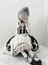 新生活 サマー 夏/Lolita系 堕天使/ワンピース OP ノースリーブ ドレス /ロリータ 可愛い 姫様 長袖 ロリータ風ワンピ トップス 萌え レディース...